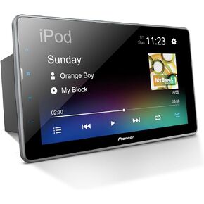 Pioneer DMH-T450EX 9" Capacitive Touchscreen Floating Display Car Stereo | Digital Multimedia Receiver, Alexa, Bluetooth, Backup Camera, FLAC, Short Chassis, USB, AM/FM Radio, 13-Band EQ, RCA Preouts in Saudi Arabia