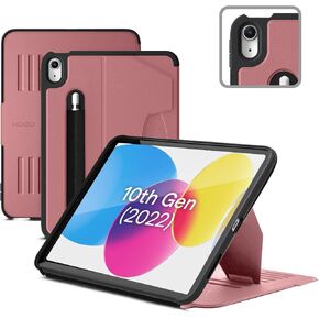 ZUGU Case for iPad 10th/11th Generation (A16) 10.9 inch 2022/2025 [Black] | Ultra Slim Protective Cover, Apple Pencil Holder, Convenient 8-Angle Magnetic Stand, Auto Sleep/Wake Function in Saudi Arabia