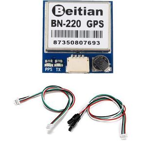 Geekstory DY-220 وحدة استقبال GPS مزدوجة وحدة GPS Glonass للملاحة مستوى TTL 9600 بت في الثانية مع فلاش مدمج بهوائي نشط لطائرات Arduino FPV، استبدل BN-220 GPS in Kuwait