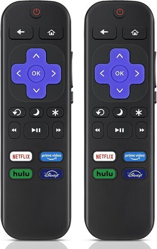 جهاز تحكم عن بعد بديل فقط لتلفزيون روكو، متوافق مع تي سي ال روكو/ هايسنس روكو/ شارب روكو/ اون روكو/ انسيجنيا روكو 【ليس لروكو ستيك اند بوكس】 in Kuwait