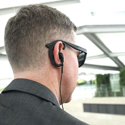 سماعة أذن من KS K-STORM مزودة بميكروفون متوافق مع Motorola Walkie Talkies cls1110 rdm2070d cp185، أسود in Kuwait