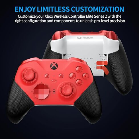 Accessories for Xbox Elite Controller Series 2-13 in 1 Replacement Paddles Thumbsticks Joystick Analog Sticks Parts Repair Kit Component Set with 2 D-Pads, 1 Tool in Saudi Arabia
