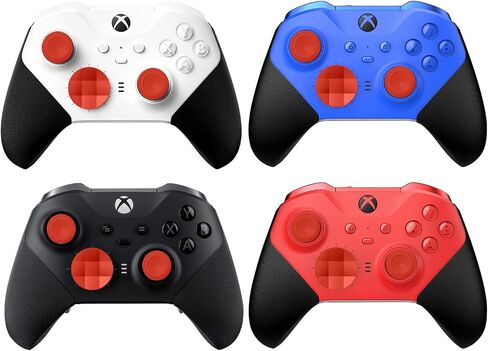 Accessories for Xbox Elite Controller Series 2-13 in 1 Replacement Paddles Thumbsticks Joystick Analog Sticks Parts Repair Kit Component Set with 2 D-Pads, 1 Tool in Saudi Arabia