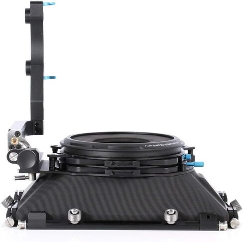 Fotga DSLR Swing-Away Matte Box Mattebox with 15mm Rod for Rail Rod Baseplate Rig Nikon D850 D750 Sony A9 A7III A7RIII A7SII A6000 A6300 A6500 Panasonic GH4 GH5 GH5s Canon EOS 5D 6D 7D Mark II III IV in Saudi Arabia