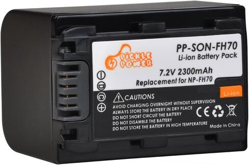 استبدال بطارية NP-FH70 وشاحن USB LED لسلسلة Sony NP-FH70 H Sony NP-FH30، NP-FH40، NP-FH50، FH60، FH70، NP-FH90، NPFH100 وDCR-DVD650 SR42 SR45 DCR-HC20 DCR-HC21 DCR-HC22 DCR-HC48 DCR-HC51 in Kuwait