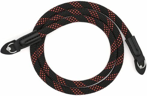 Camera Strap Vintage 100cm Nylon Climbing Rope Camera Neck Shoulder Strap for Micro Single and DSLR Camera (Pink) in Saudi Arabia