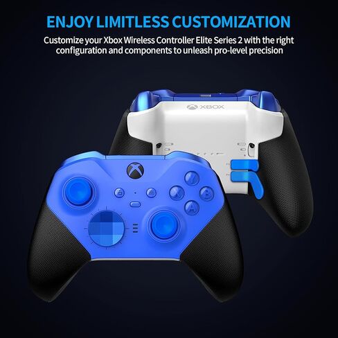 Complete Component Pack for Elite Controller Series 2 - Accessories Replacement Parts Repair Kit with Storage Case, Charging Dock and Charger Cable, 4 Thumbsticks, 4 Paddles, 1 D-Pad in Kuwait