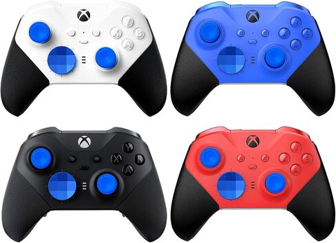 Complete Component Pack for Elite Controller Series 2 - Accessories Replacement Parts Repair Kit with Storage Case, Charging Dock and Charger Cable, 4 Thumbsticks, 4 Paddles, 1 D-Pad in Kuwait