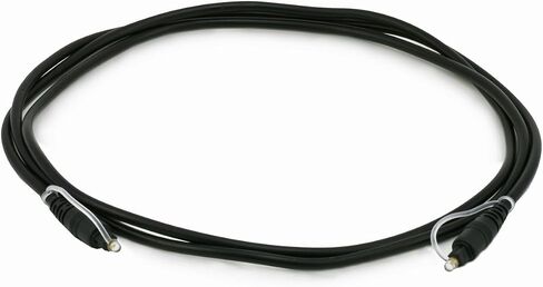 Monoprice S/PDIF (Toslink) Digital Optical Audio Cable, 6ft Black in Saudi Arabia