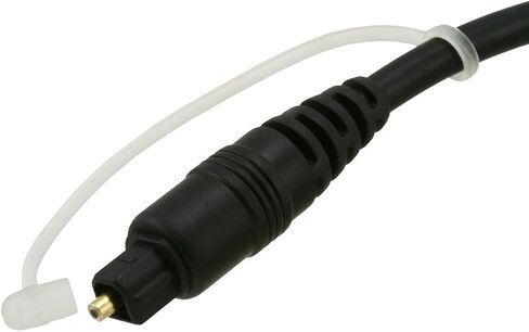 Monoprice S/PDIF (Toslink) Digital Optical Audio Cable, 6ft Black in Saudi Arabia