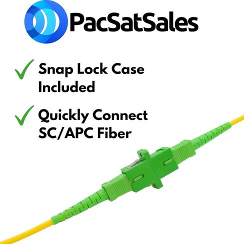LC Fiber Coupler 10 Pack - Single Mode LC Coupler Set - Every LCUPC Fiber Connector is pre Cleaned & Extends LCUPC Optical Cables - Single Mode Simplex or Duplex Compatible in Kuwait