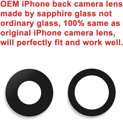 Perzework Original Back Rear Camera Lens Glass Replacement for iPhone 11 6.1 inches with pre-Installed Adhesive and Reparing Toolkit in Saudi Arabia