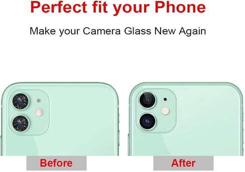 Perzework Original Back Rear Camera Lens Glass Replacement for iPhone 11 6.1 inches with pre-Installed Adhesive and Reparing Toolkit in Saudi Arabia