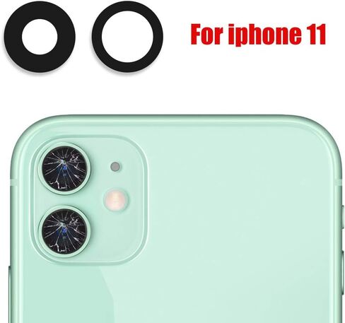 Perzework Original Back Rear Camera Lens Glass Replacement for iPhone 11 6.1 inches with pre-Installed Adhesive and Reparing Toolkit in Saudi Arabia