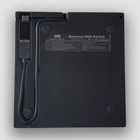محرك أقراص DVD RW خارجي MTG بمنفذ USB 3.0 من النوع C. مشغل USB C Superdrive Burner محمول وكاتب CD DVD +/- RW، متوافق مع Windows 10 8 7 XP Vista Mac OS Linux لأجهزة الكمبيوتر المحمول Mac Pro Air iMac in Kuwait