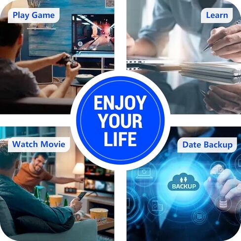 محرك أقراص DVD خارجي Wbacon، USB 3.0 نوع C ناسخ CD/DVD +/-RW مشغل قارئ أقراص محرك الأقراص الضوئية لأجهزة الكمبيوتر المحمول وأجهزة الكمبيوتر المكتبية Windows 11 Mac MacBook مع فتحة بطاقة SD/TF ومنفذي USB in Kuwait