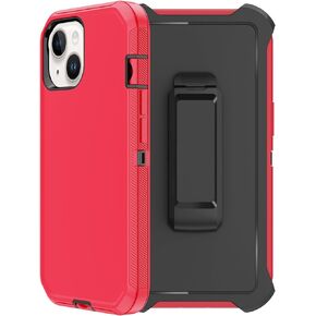 حافظة لهاتف iPhone 12 Mini مع حافظة مشبك حزام، واقي شاشة 2X، غطاء واقٍ متين مقاوم للصدمات والسقوط من الدرجة العسكرية بالكامل لهاتف iPhone 12 Mini (أسود وأزرق) in Kuwait