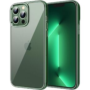 حافظة JETech لهاتف iPhone 13 Pro Max مقاس 6.7 بوصة، غطاء ممتص للصدمات غير أصفر اللون، ظهر شفاف مضاد للخدش (شفاف)