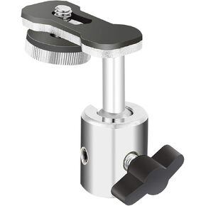 Neewer Video Camera Digital Recorder Adapter with Mini Ball Head-360 Degree Pan and 180 Degree Tilt Movement for Connecting 1/4-inch Thread Camera, Camcorder, Recorder with 5/8-inch Mic Stand or Boom in Saudi Arabia