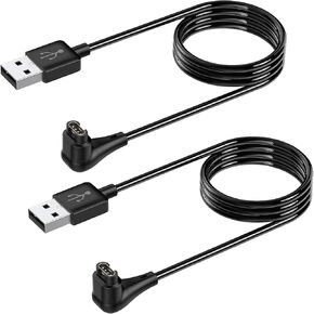 [عبوتان] شاحن مطور لساعة Garmin، كابل شحن USB بطول 3.3 قدم لـ Garmin Instinct، Fenix ​​5|5S|5X|6|6S|6X|7|7S|7X، Forerunner 245|945، Approach S10|S62|G12| S42|S40، فيفو أكتيف 4|4S|3، فينو 2|2S in Kuwait