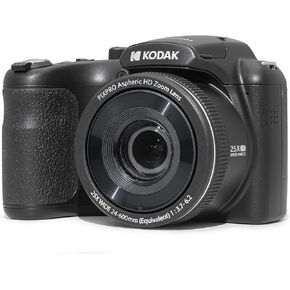 KODAK PIXPRO AZ255-RD 16MP Digital Camera 25X Optical Zoom 24mm Wide Angle Lens Optical Image Stabilization 1080P Full HD Video 3" LCD Vlogging Camera (Red)