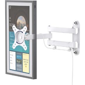 Mount for Echo Show 15, Adjustable Echo Show 15 Wall Mount Bracket, Swivel Horizontal or Vertical, Extension Wall Mount Stand, by WAWXH1314
