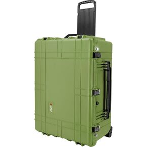 Eylar XXL 31.5" Protective Gear Roller Case Water and Shock Resistant w/Foam (Yellow)
