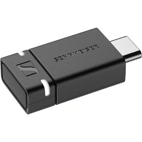 سينهايزر كونسيومر اوديو دونجل بلوتوث 600 من بي تي دي - محول USB-A/USB-C مع ترميز صوت ابت اكس للحصول على صوت مستقر - استمع الى الموسيقى واجراء المكالمات ومشاهدة مقاطع الفيديو in Kuwait
