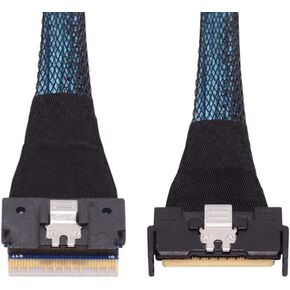 chenyang PCI-E 5.0 MCIO 4X 38Pin SFF-TA-1016 to U.2 SFF-8639 Cable with SATA Power 0.5M in Kuwait