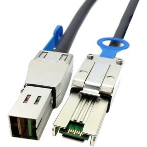 CY Mini SAS 4X SFF-8088 إلى Mini SAS عالي الكثافة HD SFF-8644 كابل خارجي لخادم البيانات 50 سم