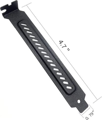 novonest 10 قطع غطاء فتحة PCI ، الصلب الصلب فلتر الغبار لوحة الفراغ، لوحة نظام فتحة الفراغ، أسود in Kuwait