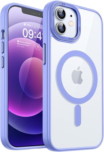 CANSHN Clear Compatible with iPhone 12 Case/iPhone 12 Pro Case [Military Drop Protection] Not Yellowing Shockproof Protective Cover Bumpers Slim Thin Phone Case 6.1 Inch in Kuwait