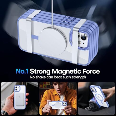 CANSHN Clear Compatible with iPhone 12 Case/iPhone 12 Pro Case [Military Drop Protection] Not Yellowing Shockproof Protective Cover Bumpers Slim Thin Phone Case 6.1 Inch in Kuwait