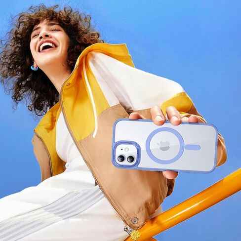 CANSHN Clear Compatible with iPhone 12 Case/iPhone 12 Pro Case [Military Drop Protection] Not Yellowing Shockproof Protective Cover Bumpers Slim Thin Phone Case 6.1 Inch in Kuwait