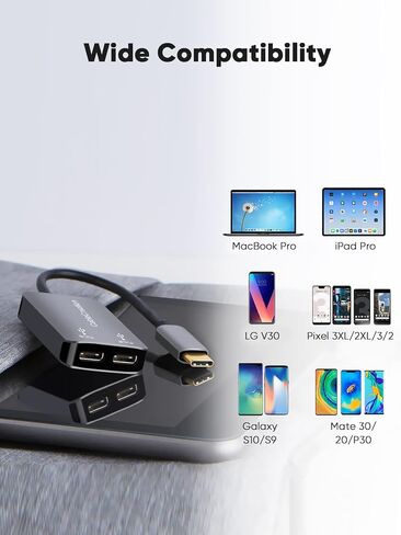 CableCreation USB C to 3.5mm Audio Cable with USB Charging Car Aux Cable | Type C to Aux Jack Headphone Car Stereo with 18W Charge for iPhone 16 15 Pro Max Plus, Galaxy S24/S23+, Pixel 9/8/7+ in Kuwait