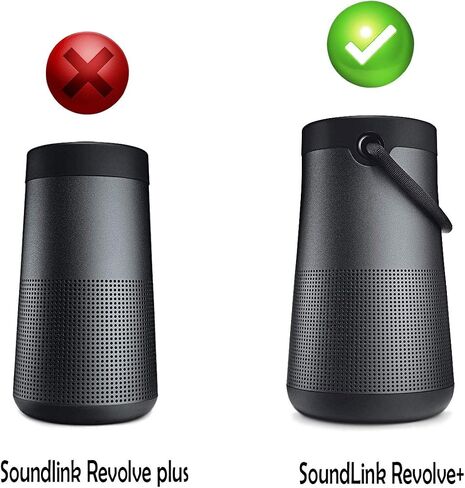 حقيبة سفر صلبة بديلة من khanka لجهاز Bose SoundLink Revolve+ / Revolve+ (السلسلة II) مكبر صوت بلوتوث 360 محمول وطويل الأمد، حافظة فقط in Kuwait