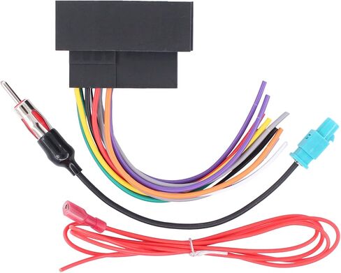 XtremeAmazing Car Stereo Radio Wire Harness and Antenna Adapter for Ram 1500 2500 3500 2013-2019 Challenger 2015-2017 in Saudi Arabia