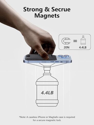 TopMade لمحفظة Magsafe، حامل بطاقة المحفظة المغناطيسية لسلسلة iPhone 15 وiPhone 14/13/12، محفظة هاتف جلدية مغناطيسية مع مغناطيس قوي، حجب RFID لبطاقة الائتمان، تناسب 4 بطاقات، أسود in Kuwait