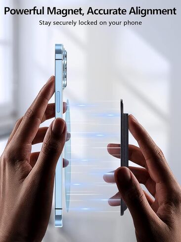 TopMade لمحفظة Magsafe، حامل بطاقة المحفظة المغناطيسية لسلسلة iPhone 15 وiPhone 14/13/12، محفظة هاتف جلدية مغناطيسية مع مغناطيس قوي، حجب RFID لبطاقة الائتمان، تناسب 4 بطاقات، أسود in Kuwait