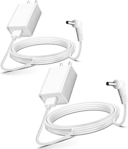 4-Pack Indoor/Outdoor Power Adapter Charger for Ring Stick Up Cam Plug-in/Ring Stick Up 3rd Gen/2nd Gen, Ring Spotlight Cam,Ring Pan Tilt Stick Up Camera Plug in Charging Cord Cable (4m/13.2ft) White in Saudi Arabia