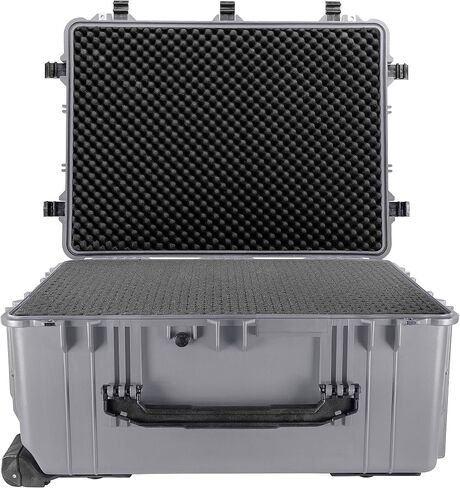 Eylar XXL 31.5" Protective Gear Roller Case Water and Shock Resistant w/Foam (Yellow) in Saudi Arabia
