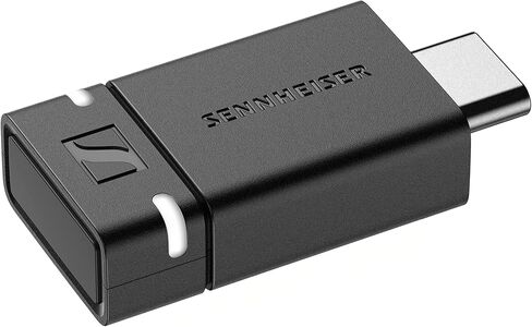 سينهايزر كونسيومر اوديو دونجل بلوتوث 600 من بي تي دي - محول USB-A/USB-C مع ترميز صوت ابت اكس للحصول على صوت مستقر - استمع الى الموسيقى واجراء المكالمات ومشاهدة مقاطع الفيديو in Kuwait