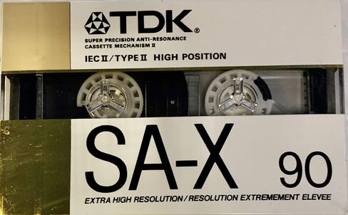 TDK SA-X 90 Minute Blank Cassette Tape in Saudi Arabia