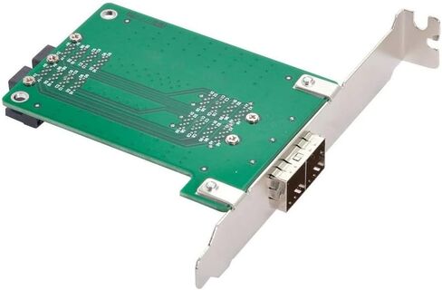 CY Mini SAS HD SFF-8644 to Internal Mini SAS SFF-8087 PCBA Female Adapter Dual Ports with Low Profile Bracket in Kuwait