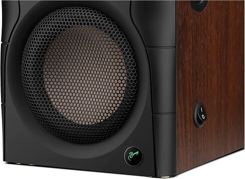 HiVi-Swans D200 Active Bluetooth Powered Bookshelf Speakers - Bluetooth Desk Speakers for TV/Turntable/PC - 5 Inch Near Field HiFi Speakers 260w RMS - Wood Grain in Saudi Arabia