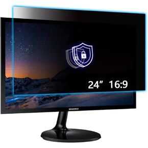 2-Pack 24 Inch Computer Privacy Screen Filter for Widescreen Monitor with 16:9 Aspect Ratio, Anti-Spy/Glare Protector Film High Clarity Eye Protection Removable in Saudi Arabia