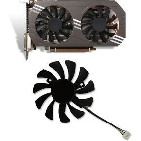 Cavabien GA81S2U 75MM GTX970 GPU مروحة تبريد بطاقة الرسومات استبدال لمروحة تبريد بطاقة الرسومات ZOTAC GeForce GTX 970 (مروحة 4pin 1PCS) in Kuwait