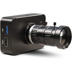 MOKOSE 12MP HDMI Camera 1080P USB HD Streaming Webcam, Recording 4K@30FPS Industry C/CS-Mount Camera with 3.2mm No Distortion Manual Lens in Kuwait