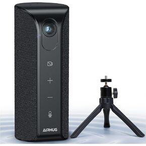 AIRHUG Webcam with Conference Speaker and Microphone,1080p Video Conference Camera, All-in-one Camera with 4 Microphones in Kuwait