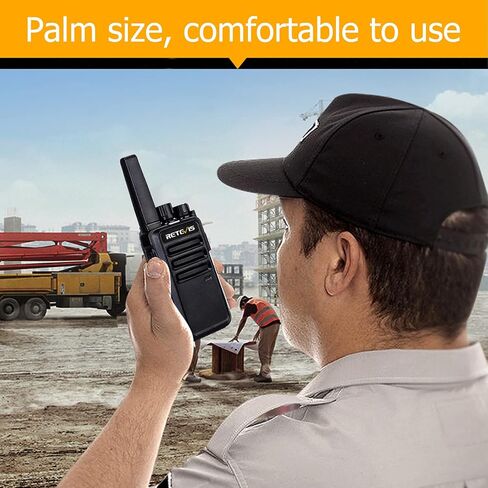 Retevis RT68 Walkie Talkies for Adults, Portable FRS Two-Way Radio (4 Pack) | Splash-Proof & Weather-Resistant, Powerful 500mW Speaker, 1200mAh Battery, Ready to Use, License-Free, USB-C Charging in Kuwait